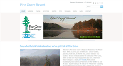 Desktop Screenshot of pinegroveresort.com